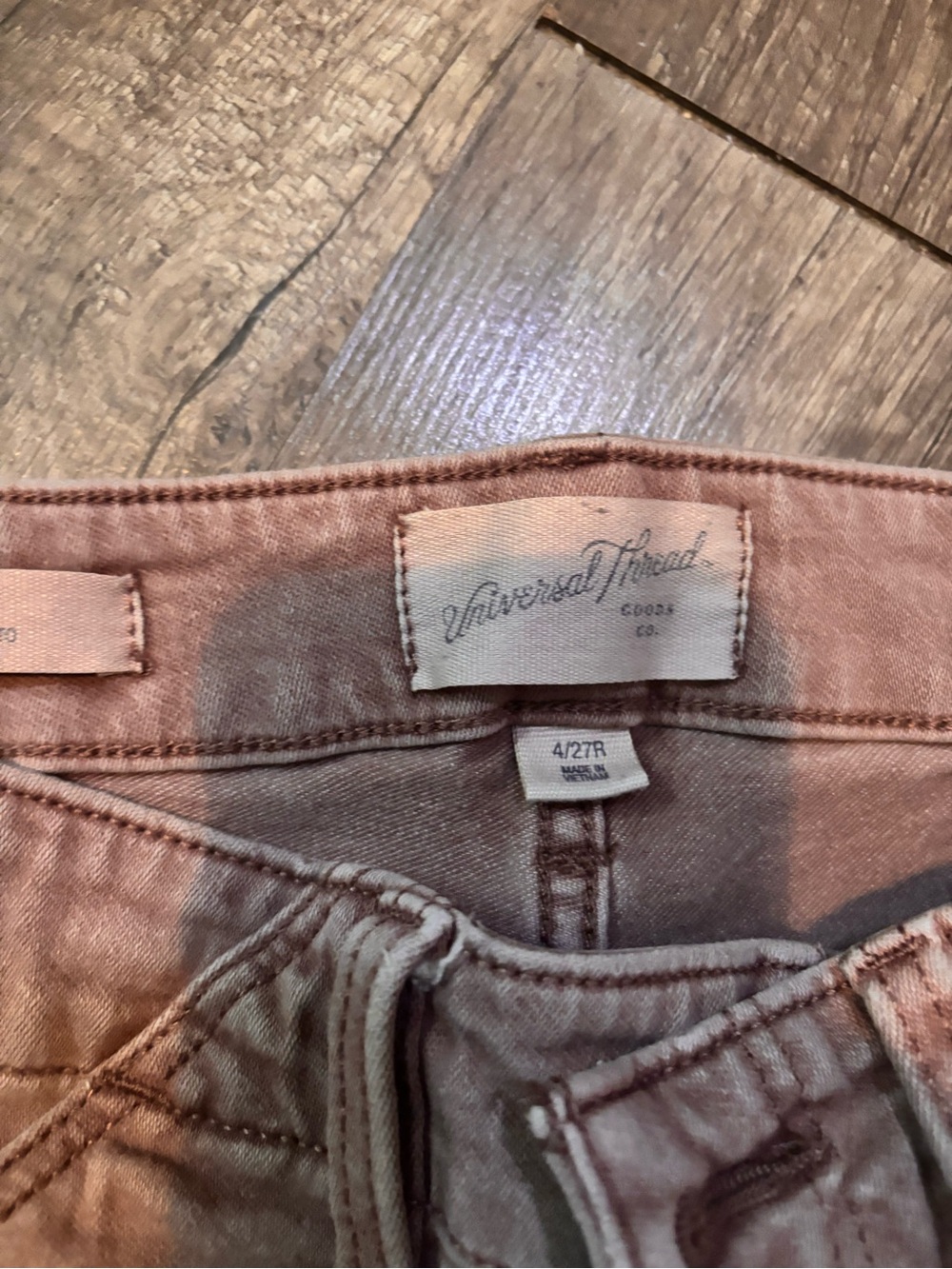 Universal Thread High-Rise Rose Taupe Utility Jeans - Picture 6 of 6